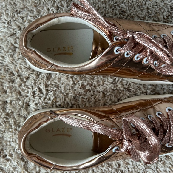 Rose Gold Sneakers - Picture 3 of 6